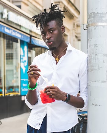Man Wearing White Button Up Shirt 