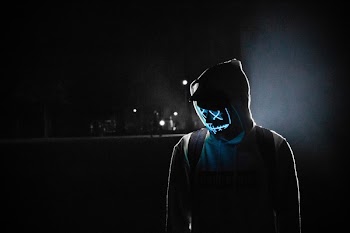 Man Wearing White Hooded Jacket