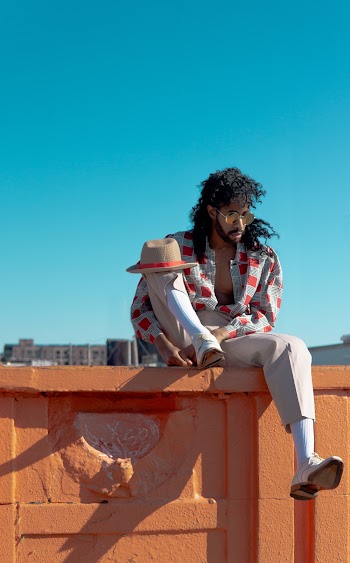 Man Wearing White Pants