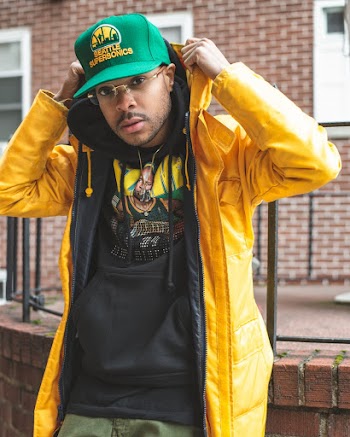 Man Wearing Yellow Zip-up Hoodie