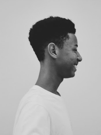 Man Wears White Crew-neck T-shirt