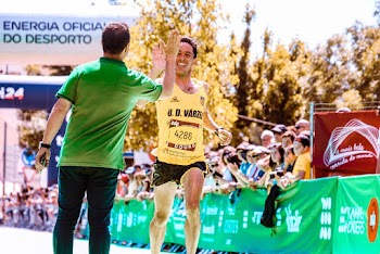 Man Winning A Footrace