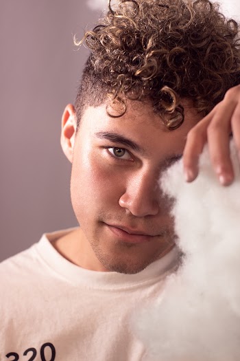 Man with Curly Hair