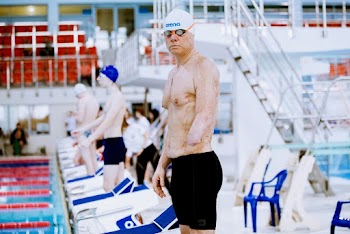 Man With Disability Wearing A Black Swimming Trunks 