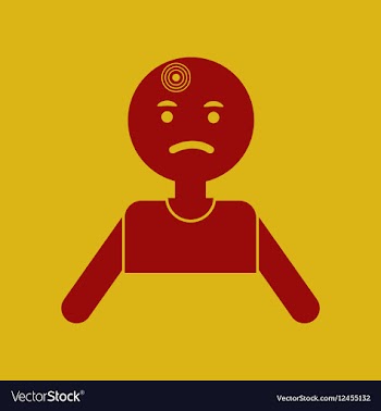 Man with headache vector image