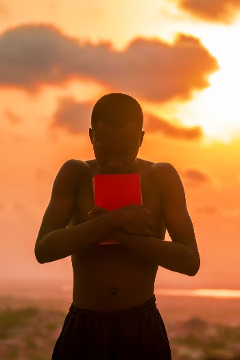 Man With Red Notebook