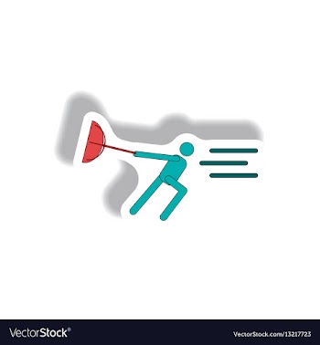 Man with umbrella in storm hurracian disaster vector image