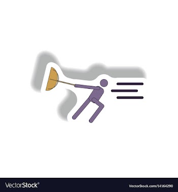 Man with umbrella in storm hurracian disaster vector image