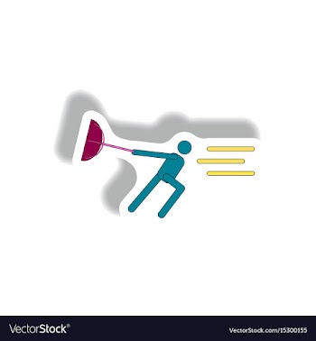 Man with umbrella in storm hurracian disaster vector image