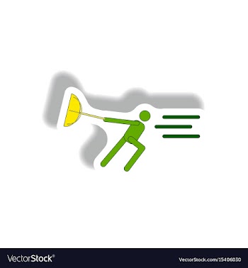 Man with umbrella in storm hurracian disaster vector image