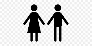 Man, Woman, Males, Silhouette, Human - Boy And Girl Symbol
