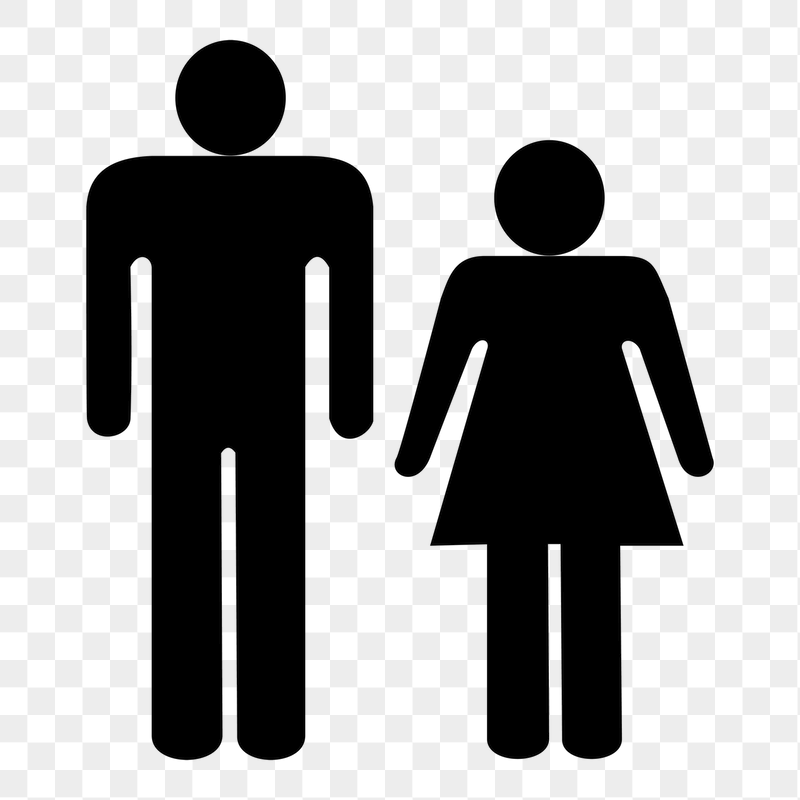 Man & woman symbol png | Free PNG - rawpixel