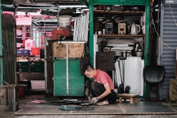 Man working in streets