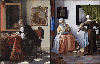 Man Writing Letter and Woman | Free Photo - rawpixel