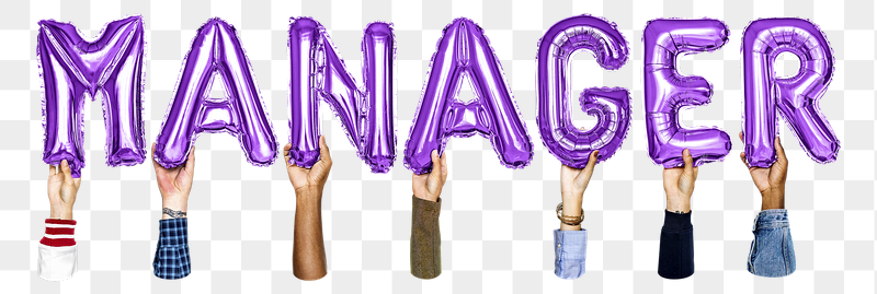 Manager word png, hands holding | Free PNG - rawpixel
