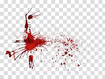 Manchas de sangre, red liquid splatter graphic transparent background PNG clipart