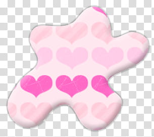 Manchas Pink Rosa, pink and beige heart print transparent background PNG clipart