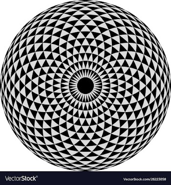 Mandal-geomatric-eye vector image