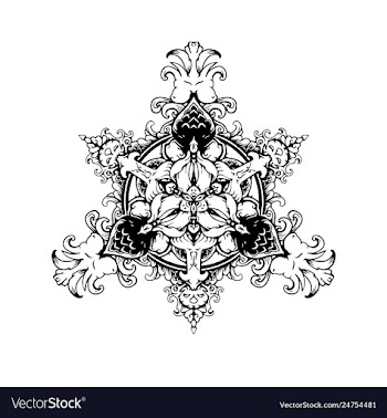 Mandala 002 vector image
