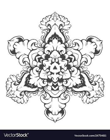Mandala 004 vector image
