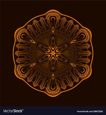 Mandala 15 vector image
