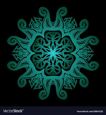 Mandala 5 vector image