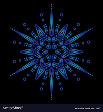 Mandala 8 vector image