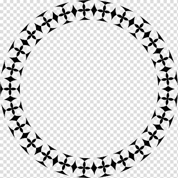 Mandala Art, circle frame transparent background PNG clipart