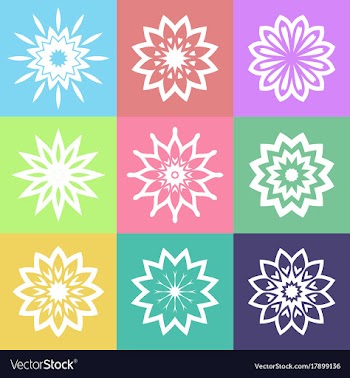 Mandala collection vector image