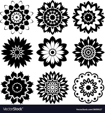 Mandala collection vector image