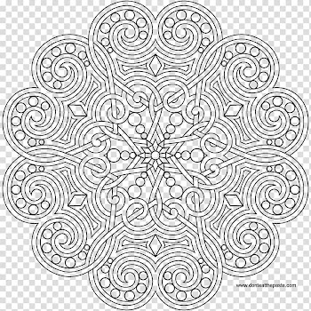 Mandala Coloring book Meditation Adult Padma, watercolor mandala transparent background PNG clipart