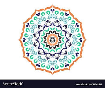 mandala design design for coloring page