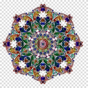 Mandala Drawing Doodle Illustration, Colorful glass transparent background PNG clipart