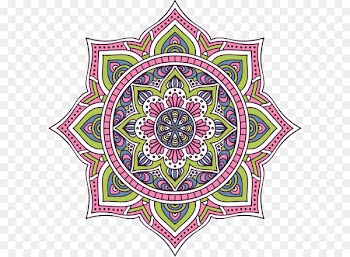Mandala Euclidean vector Buddhism - Red mandala totem totem 