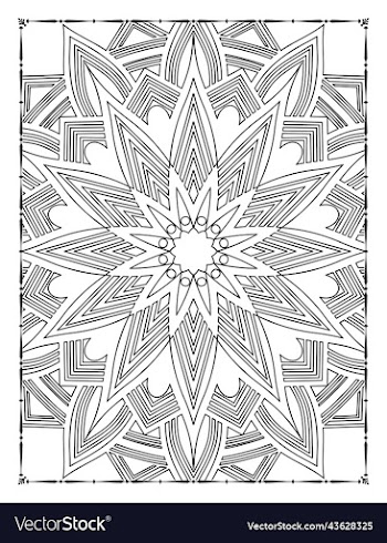 mandala floral coloring page adults kdp