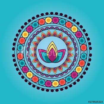 mandala floral decoration ethnic design