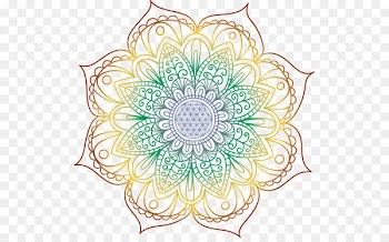 Mandala Floral design Chakra Coloring book Space Invaders - om mandala 