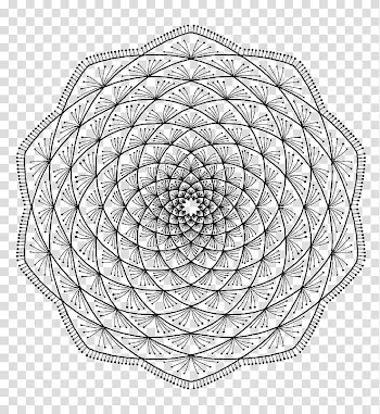 Mandala Geometry, line transparent background PNG clipart