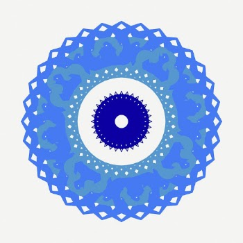 Mandala Greek ornament collage element, | Free PSD - rawpixel