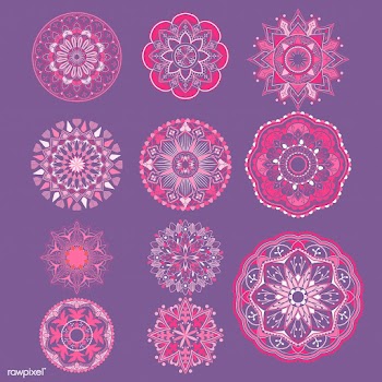 Mandala pattern badge | Free stock vector - 563173