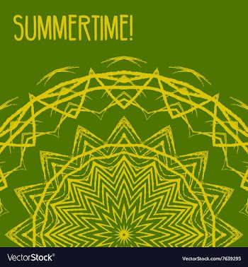 Mandala round ethnic pattern vector image