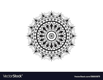 mandala round pattern