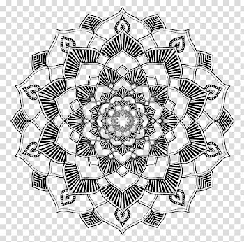 Mandala Shape Symbol Geometry Line, shape transparent background PNG clipart