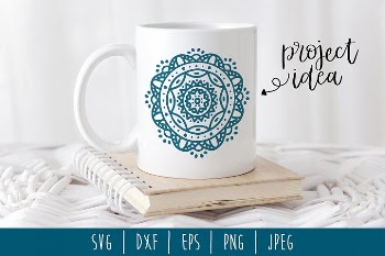 Mandala SVG, DXF, EPS, PNG, JPEG