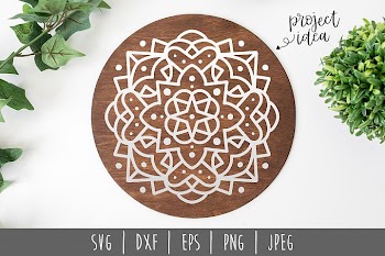 Mandala SVG, DXF, EPS, PNG JPEG