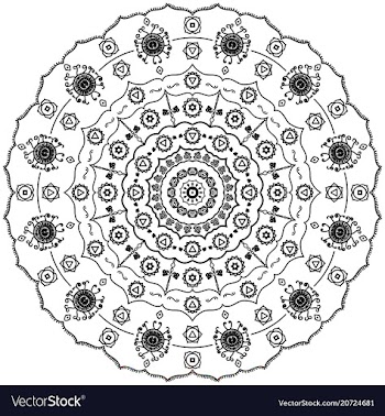 Mandala vector image