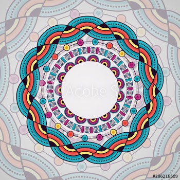 mandala vintage decorative ethnic element