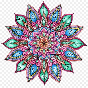 Mandalas Coloring Coloring book Drawing - dmt ornament 