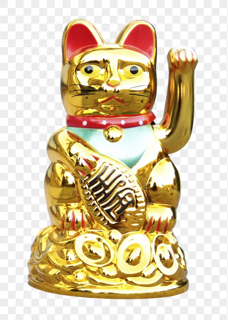 Maneki Neko png sticker, transparent | Free PNG - rawpixel