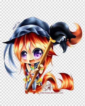 Mangaka Anime Chibi Animation, Chibi transparent background PNG clipart